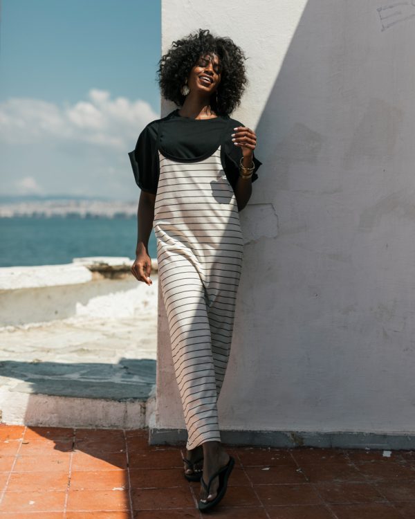 Long dress with t shirt Clearance