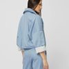 Baby blue crop jacket