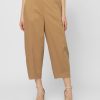 Cotton pants camel