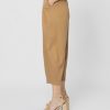 Cotton pants camel