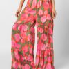 Floral boho pants