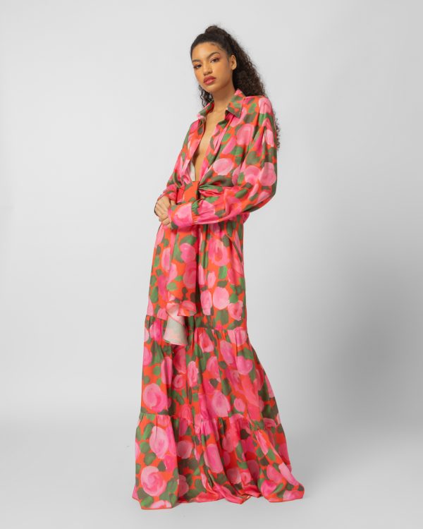 Floral boho pants