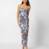 Tull midi dress -baby blue