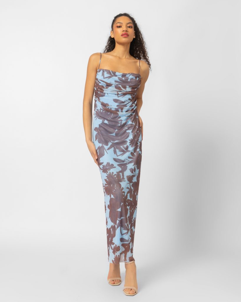 Tull midi dress -baby blue