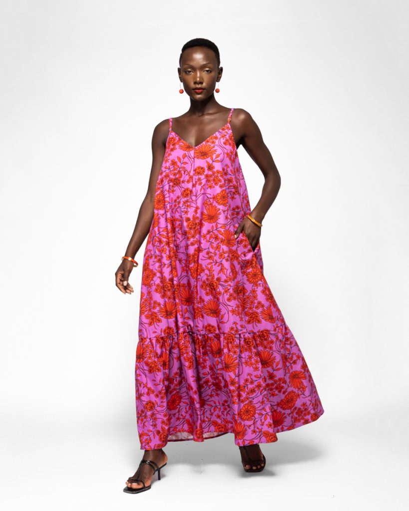 Floral long dress
