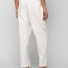 Pants with elastic waist – ecru kokefashionshop Pants with elastic waist – ecru