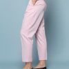 Pink striped pants – Women’s casual style kokefashionshop Pink striped pants – Women’s casual style