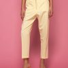 Banana yellow striped pants kokefashionshop Banana yellow striped pants