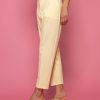 Banana yellow striped pants kokefashionshop Banana yellow striped pants
