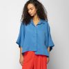 Lyocell shirt – blue kokefashionshop Lyocell shirt – blue
