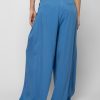 Wide leg pants – blue kokefashionshop Wide leg pants – blue