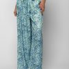 Leopard print pants – blue kokefashionshop Leopard print pants – blue