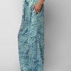 Leopard print pants – blue kokefashionshop Leopard print pants – blue