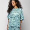 Leopard print top – blue kokefashionshop Leopard print top – blue