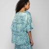 Leopard print top – blue kokefashionshop Leopard print top – blue